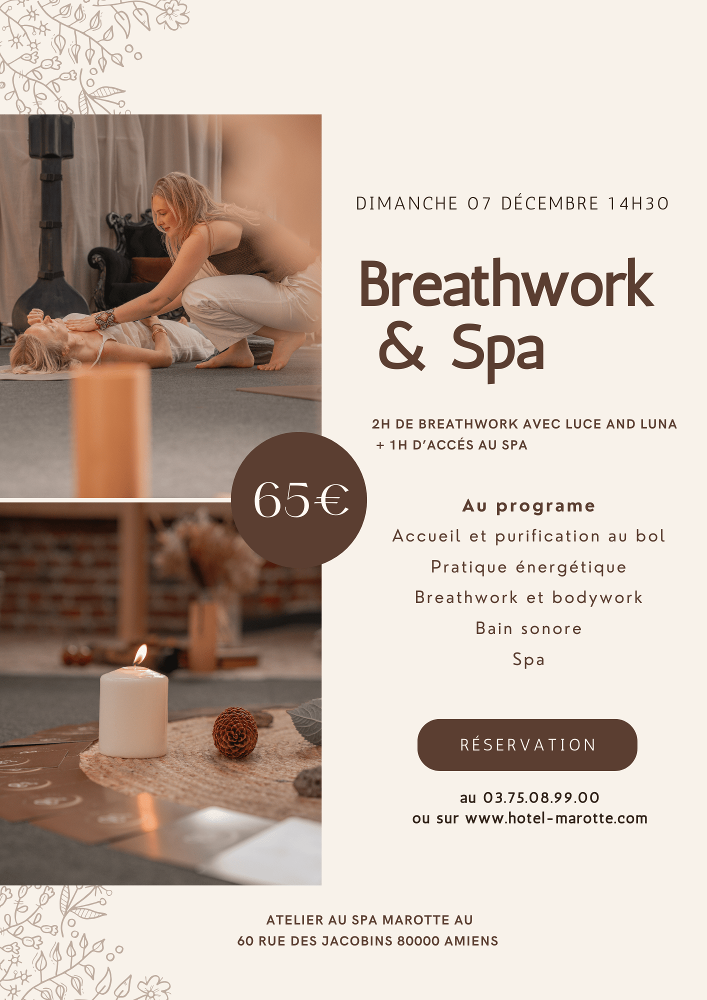 Spa & Breathwork 7 décembre 2025