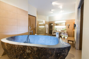 Hôtel Marotte - suite Sauna - baignoire