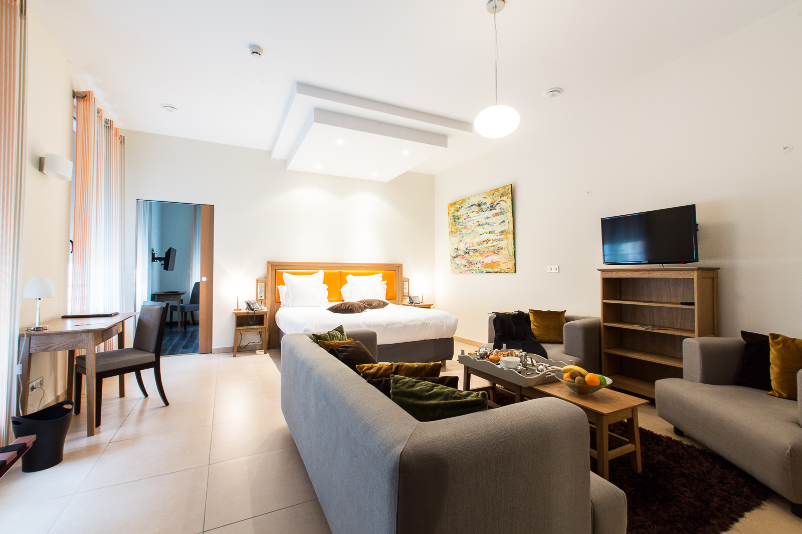 Hôtel Marotte suite Sauna salon
