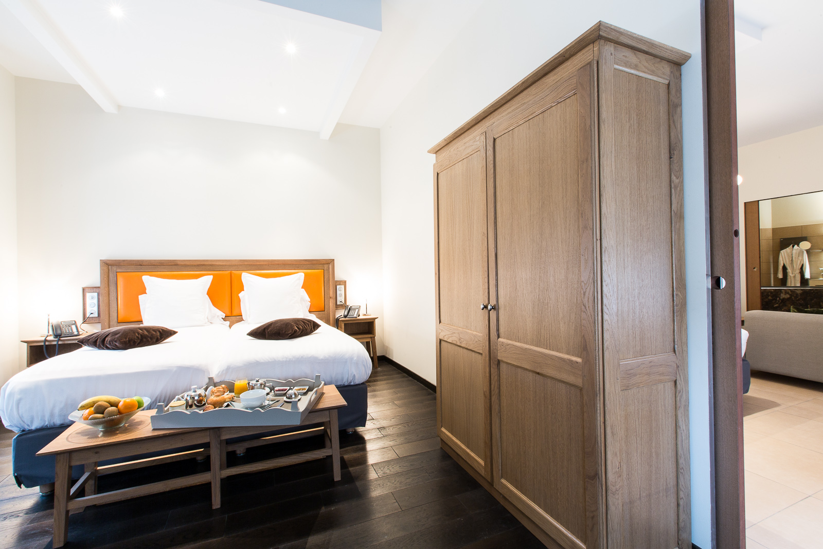 Hôtel Marotte suite Sauna lit double