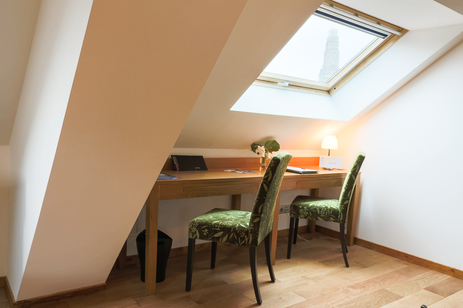Hotel Marotte chalet bureau double - vu tour perret